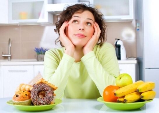 Kelaparan psikologi disyorkan untuk mengenyangkan buah yang sihat. 